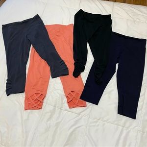 Bundle of 4 Marika 3/4 length active leggings